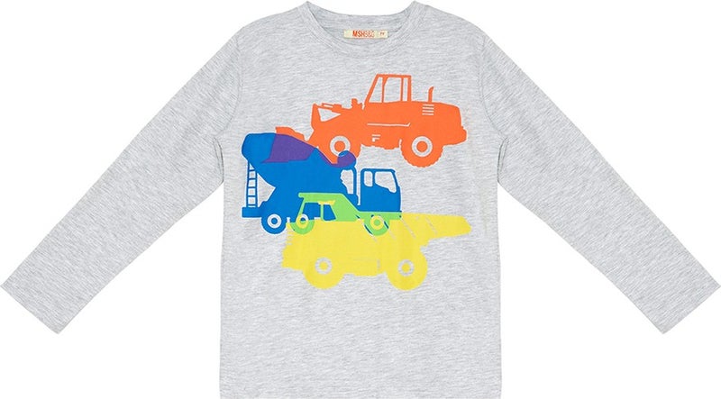 Mshb&G Construction Vehicles Boy T-Shirt Trousers Set  - Image 5