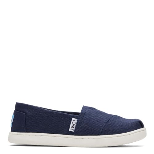 TOMS Unisex Child Classic Alpargata Sneaker, Navy Canvas - Image 3
