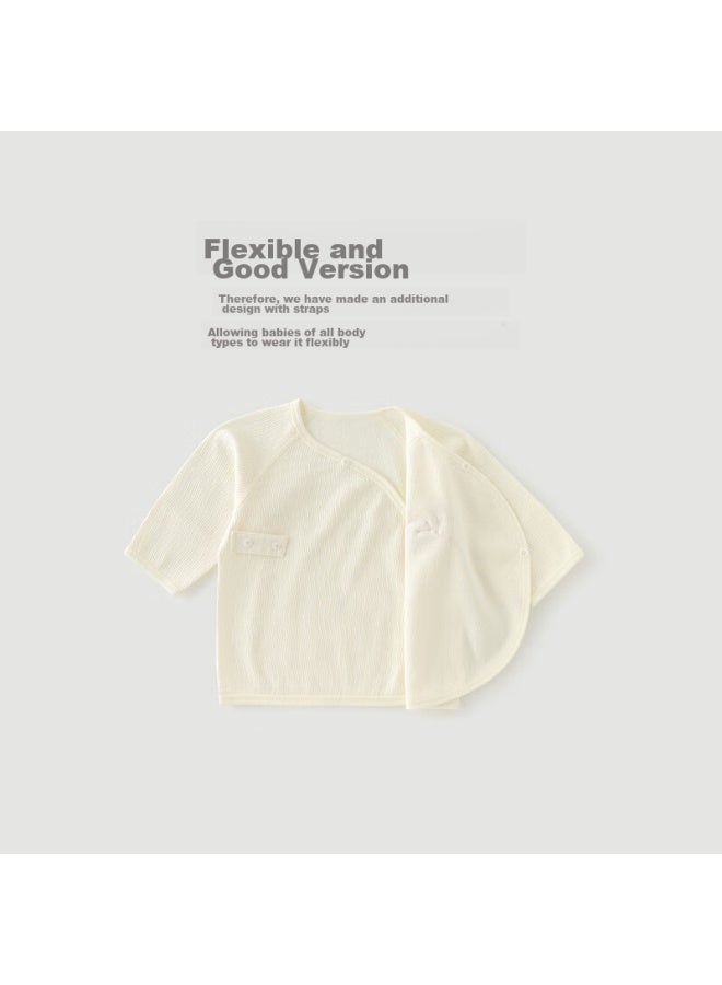 Good bear Guaiqi Xiong Newborn Long-sleeve Tie-up Top, Spring And Autumn Season, Newborn Baby Monk Robe, Boneless Pure Cotton, Infant Delivery Room - Image 1