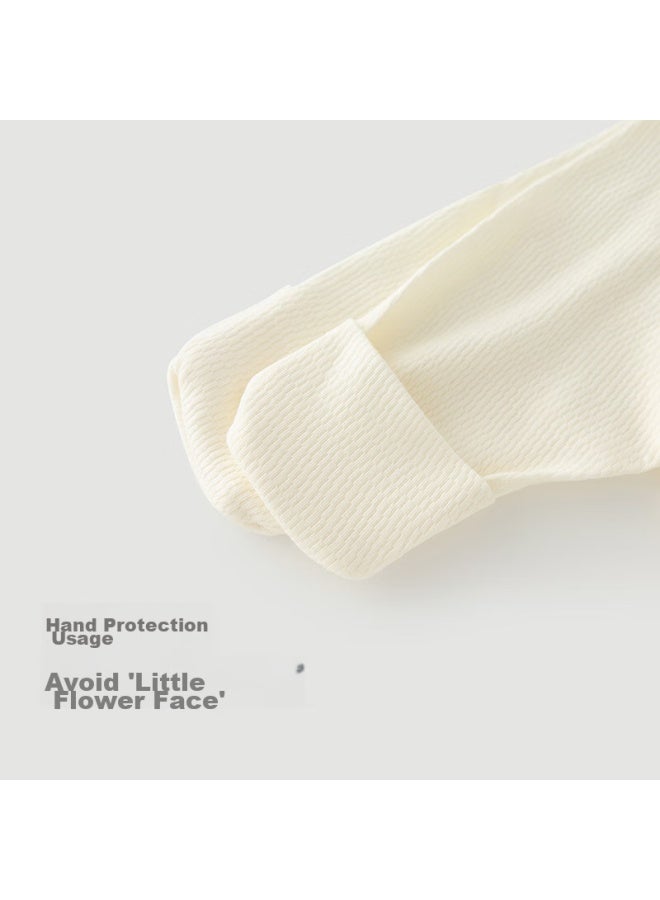 Good bear Guaiqi Xiong Newborn Long-sleeve Tie-up Top, Spring And Autumn Season, Newborn Baby Monk Robe, Boneless Pure Cotton, Infant Delivery Room - Image 2