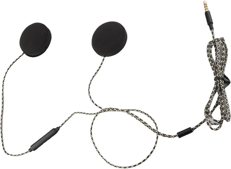 EBTOOLS Motorcycle Helmet Headset Headphone Speakers with 3.5mm Jack and Noise Canceling - Image 1