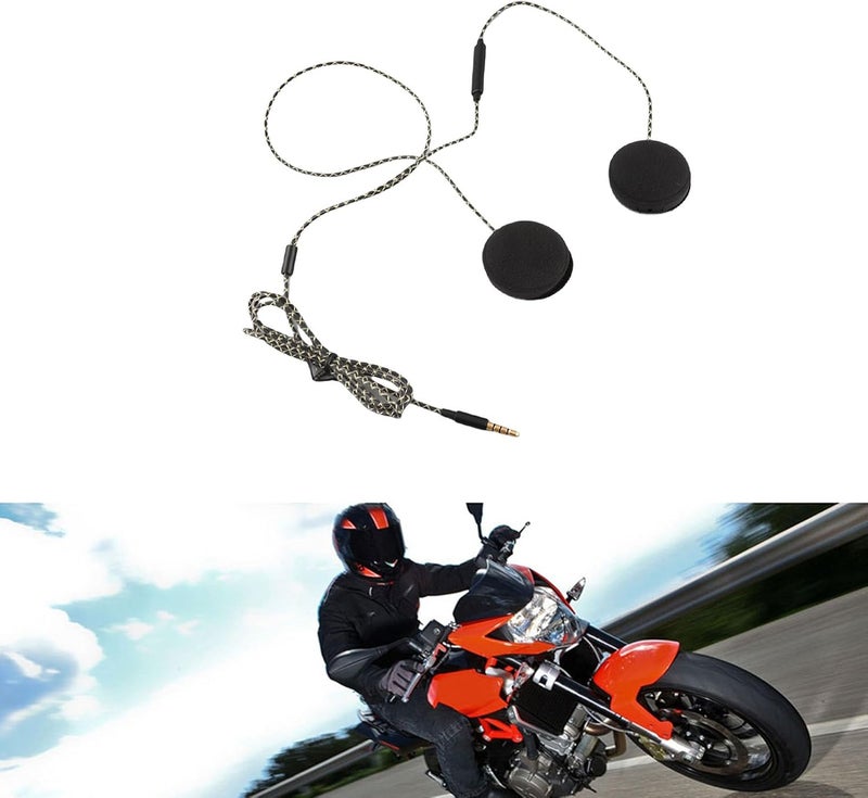 EBTOOLS Motorcycle Helmet Headset Headphone Speakers with 3.5mm Jack and Noise Canceling - Image 3