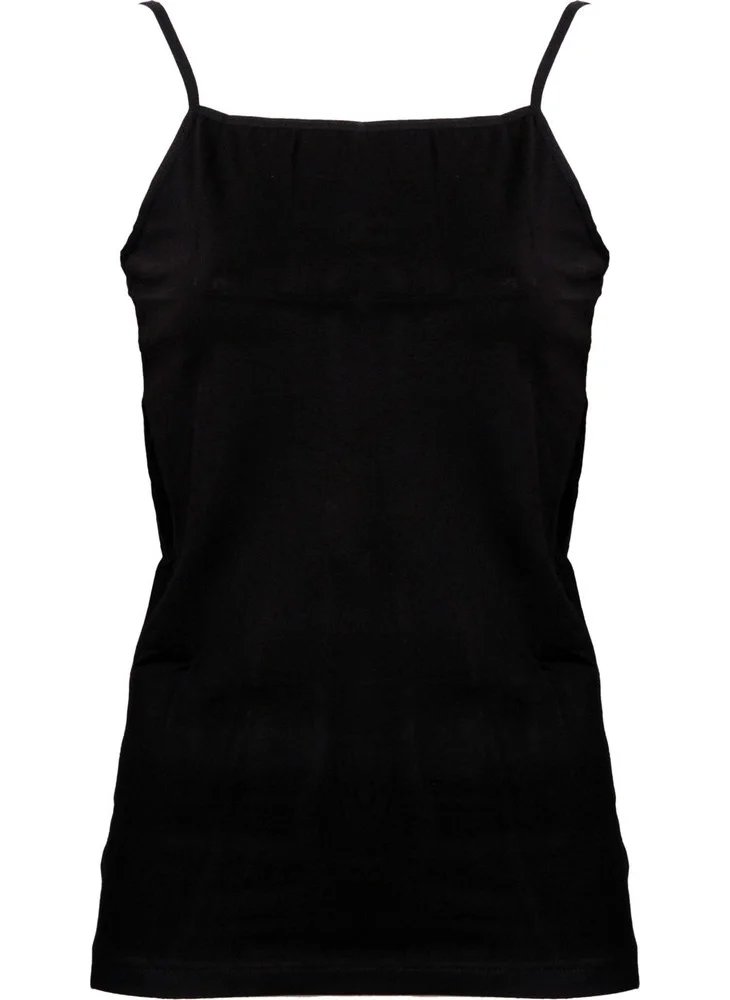 كوتا 6091 Elastane Battal Women's Undershirt Thin Straps