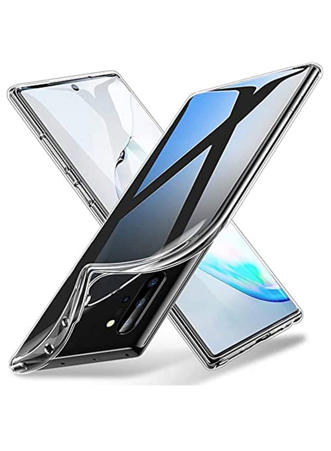LEDIN Clear Galaxy Note 10 Plus Case Pretty Phone Case for Samsung Galaxy Note 10 Plus Transparent Slim Soft Drop Proof TPU Silicone Cover Crystal Clear (For Samsung galaxy Note 10 Plus)