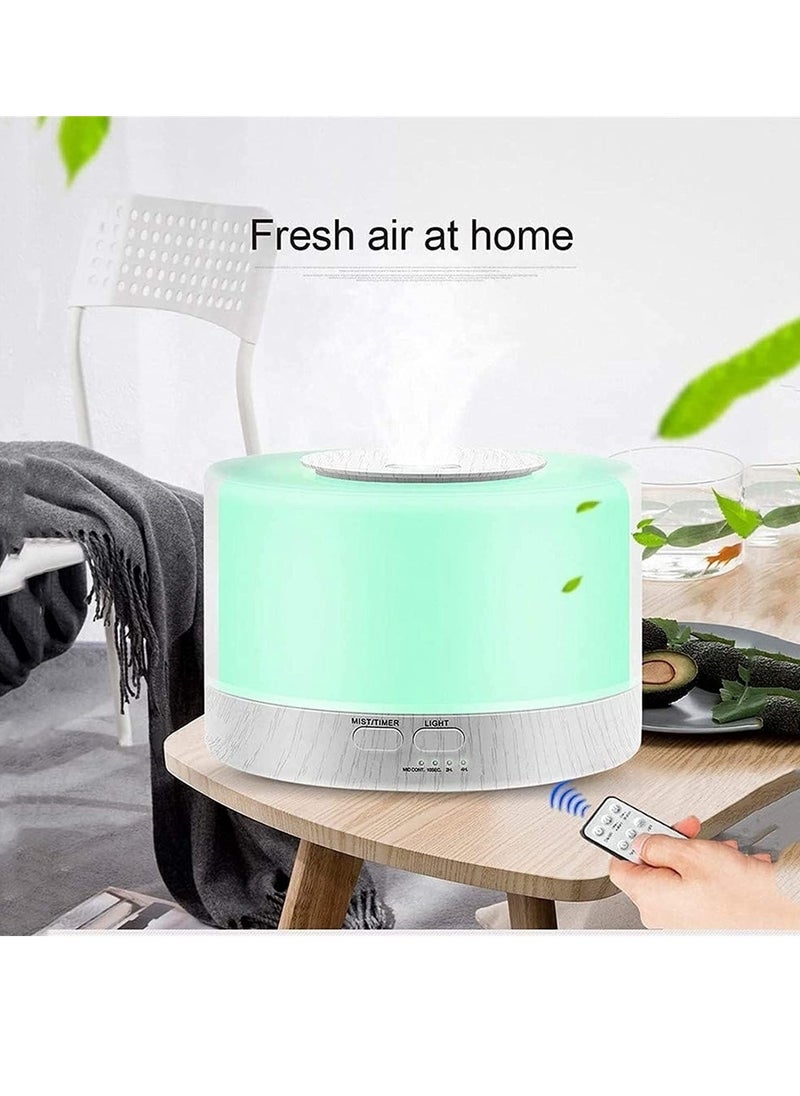Essential Oil Diffuser with Remote Aroma Humidifier for Large Room Home Long Run Time Huge Coverage Area Lights High Mist Extra Large Capacity