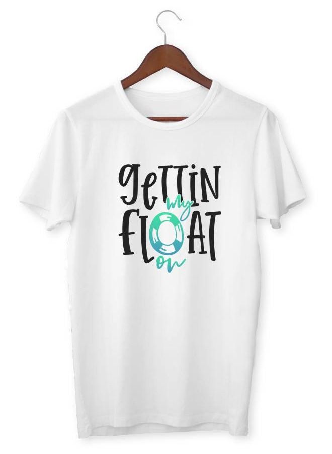 LOUD UNIVERSE Men’s Soft T Shirt Printed Getting My Float On - Image 1