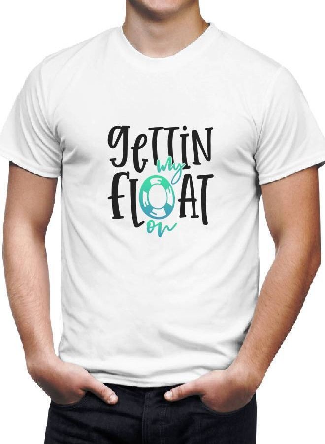 LOUD UNIVERSE Men’s Soft T Shirt Printed Getting My Float On - Image 2