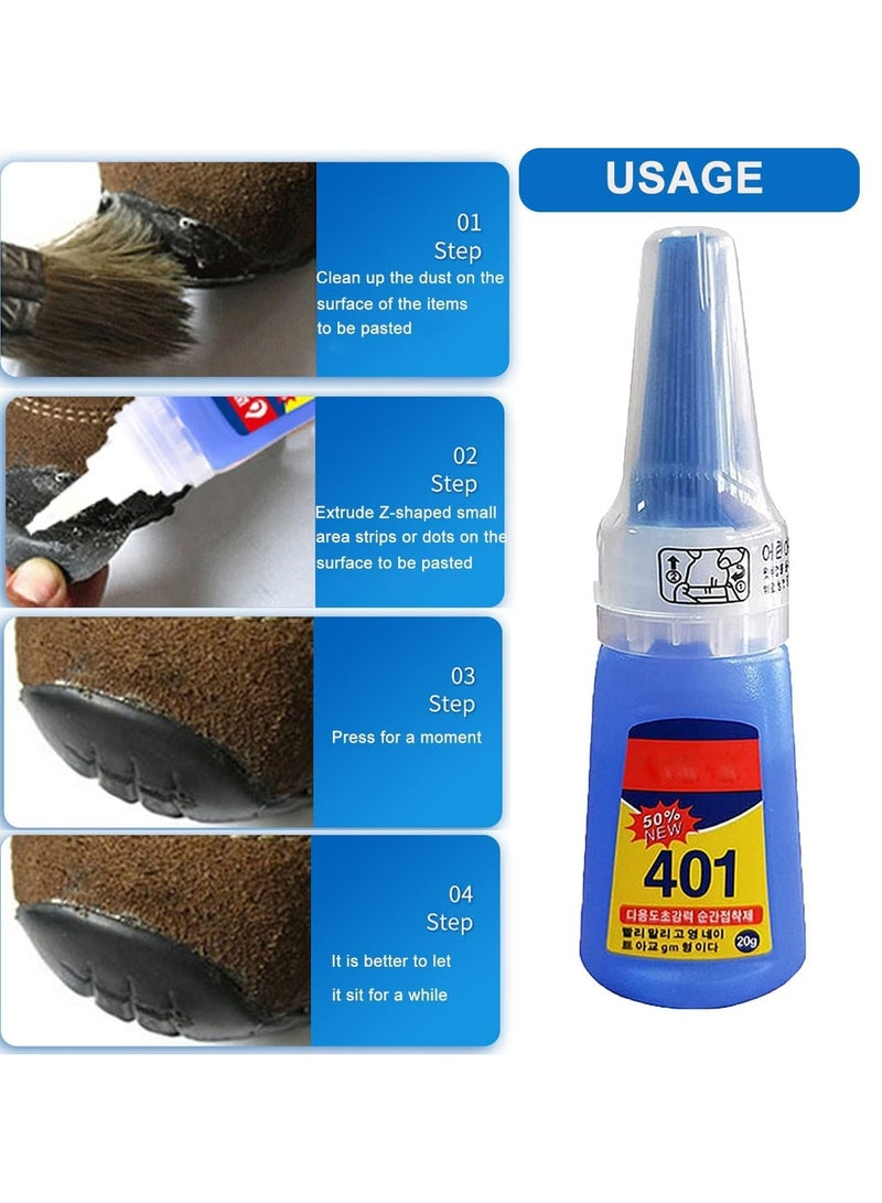 CMGTYYD Multipurpose High-Grade Bonding Glue, Super Glue for Metal, Multipurpose Premium Adhesive Glue, Super Fast-Curing Adhesive, All Purpose Repair Glue, for Bonding Metal, Plastic, Wood (5Pcs) - Image 4