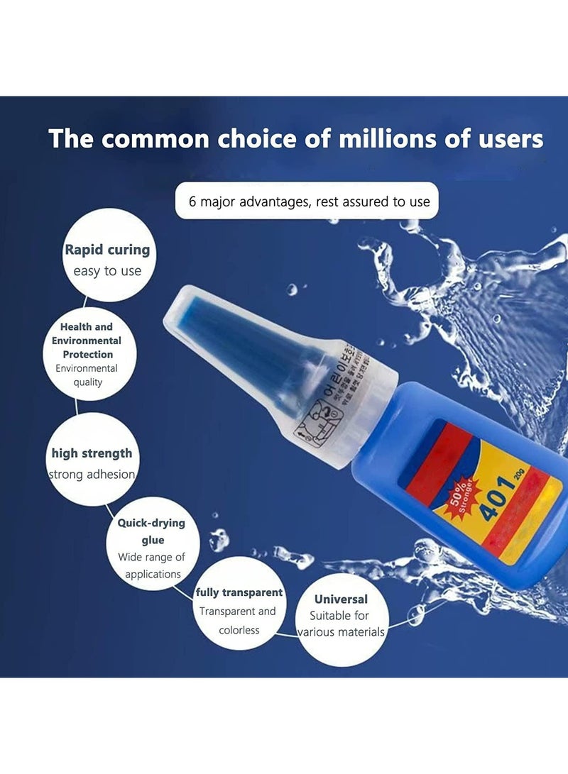 CMGTYYD Multipurpose High-Grade Bonding Glue, Super Glue for Metal, Multipurpose Premium Adhesive Glue, Super Fast-Curing Adhesive, All Purpose Repair Glue, for Bonding Metal, Plastic, Wood (5Pcs) - Image 5