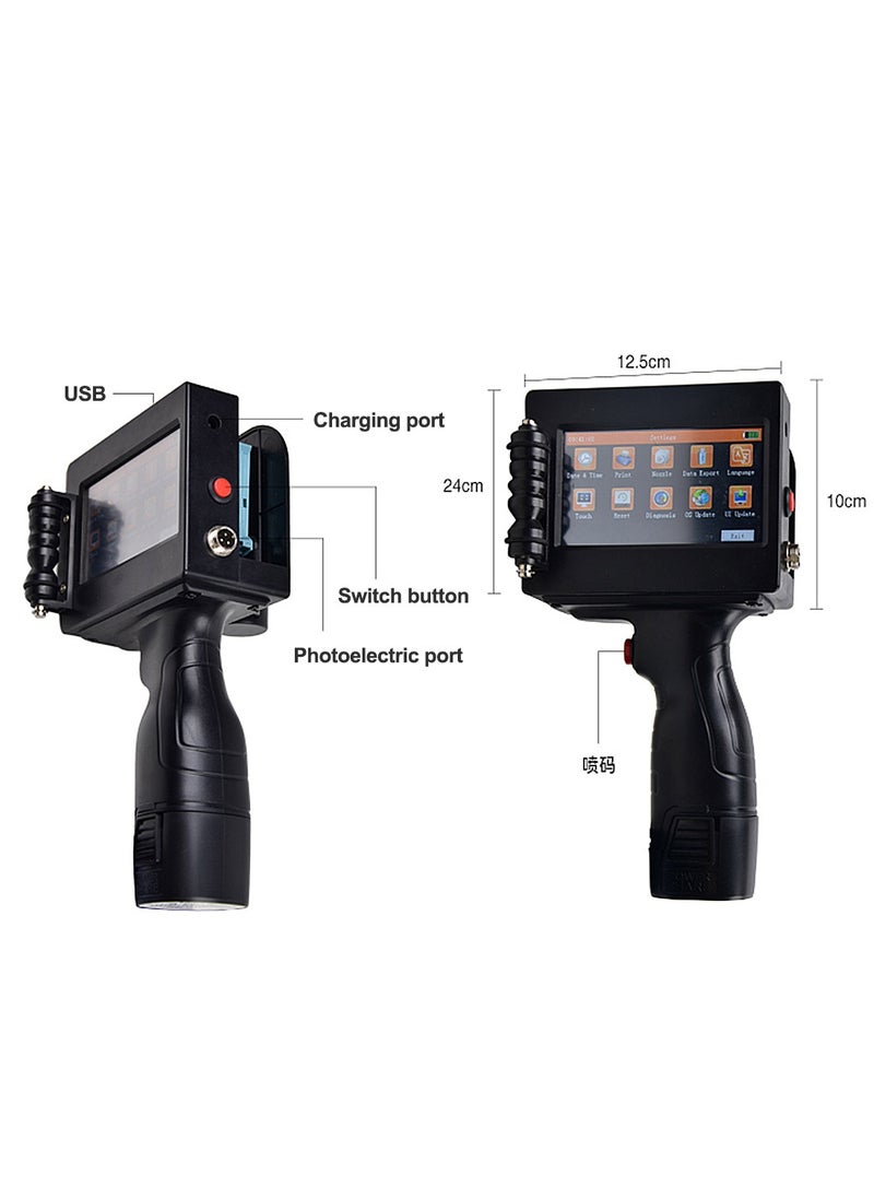 Kidle - Handheld Inkjet Printer Portable Handheld Printer for EXP Date, Batch Number, QR Code, Barcode, Logo on Carton Wood Fabric Plastic Metal - Image 1