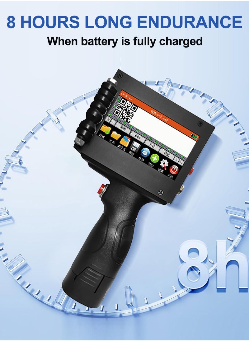 Kidle - Handheld Inkjet Printer Portable Handheld Printer for EXP Date, Batch Number, QR Code, Barcode, Logo on Carton Wood Fabric Plastic Metal - Image 1