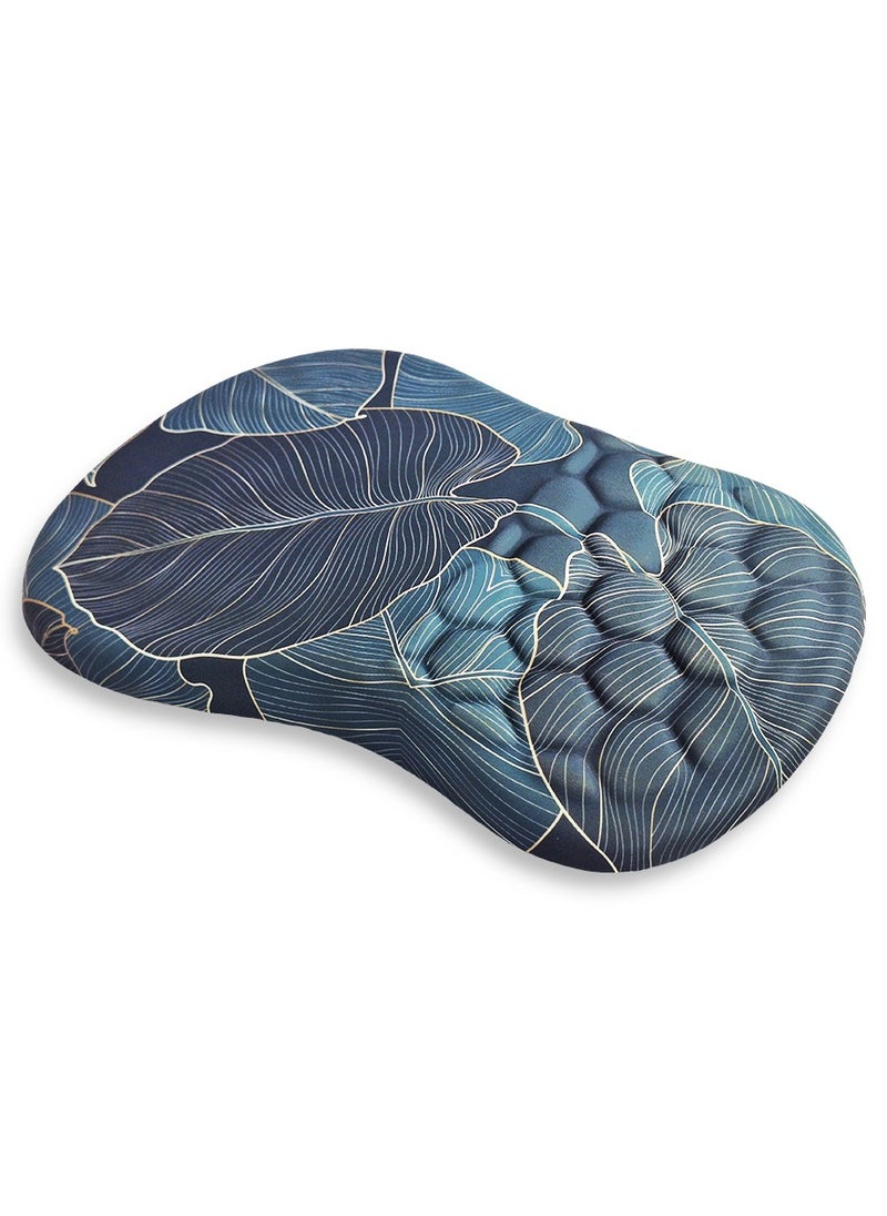 Mini Hand Mouse Pad With Gel Wrist Support Band , Cute Design HD Print Pattern Desk Mat, Extended Mouse Pad and Keyboard Mouse Pads, Waterproof Fabric Surface Mouse Pads for Office, Anti-Slip Rubber Base