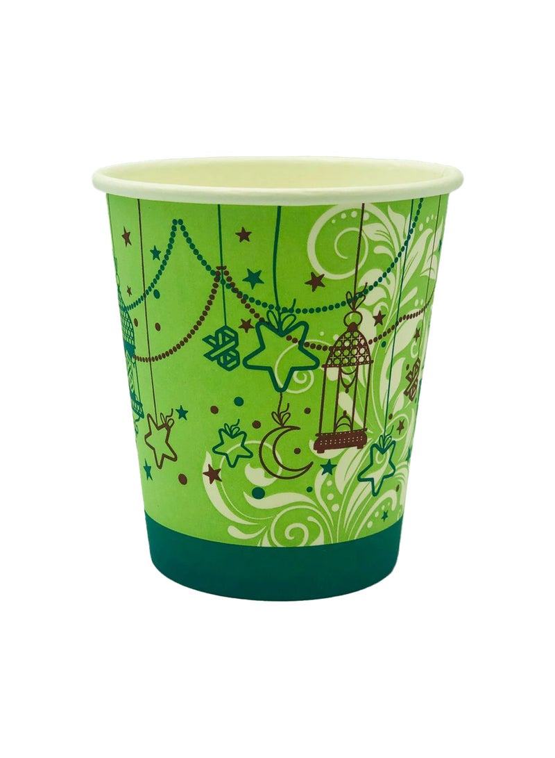 Ideal Pack 6.5 Assorted design single wall paper cups pack of 50pcs x 4 PKTS - Image 1