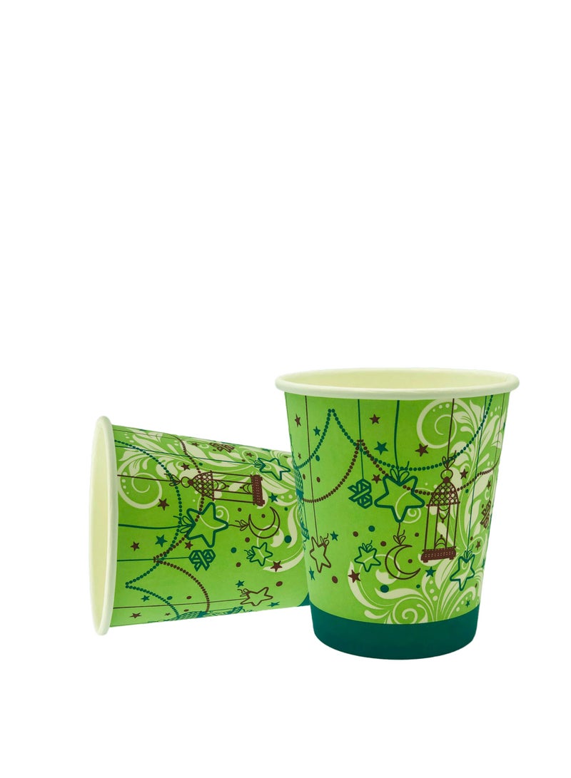 Ideal Pack 6.5 Assorted design single wall paper cups pack of 50pcs x 4 PKTS - Image 2