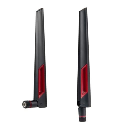 eifagur WiFi 6 6E Tri-Band 2.4GHz/5GHz/6E 9dBi Omnidirectional Antenna for PC Desktop Computer PCI-E WiFi 6E Network Card USB Bluetooth Card Wireless Router（2Pack-Black），Eifagur - Image 5