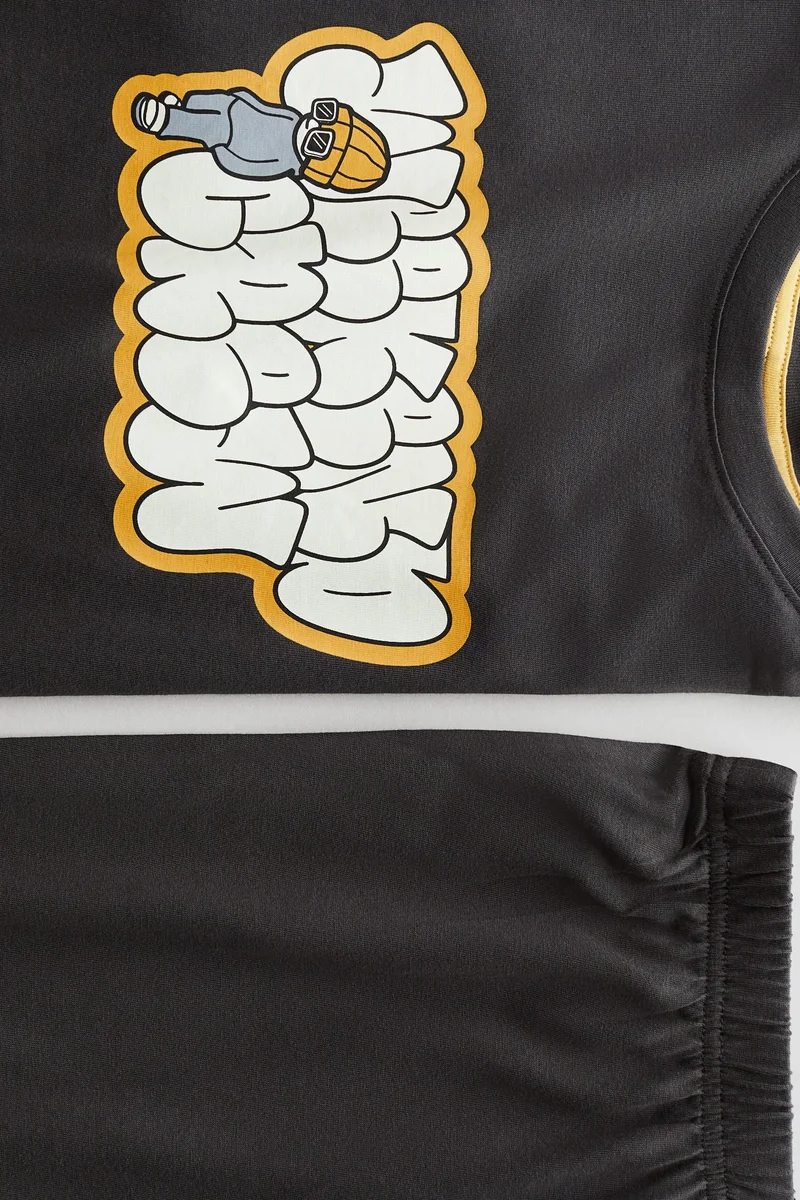 H&M Print-motif cotton pyjamas