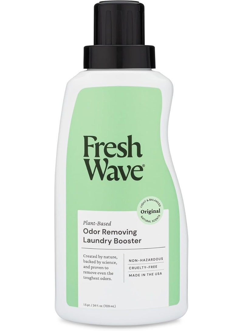 Fresh Wave Plant Based Laundry Booster Odor Removing Original Scent 709 ML - Image 1
