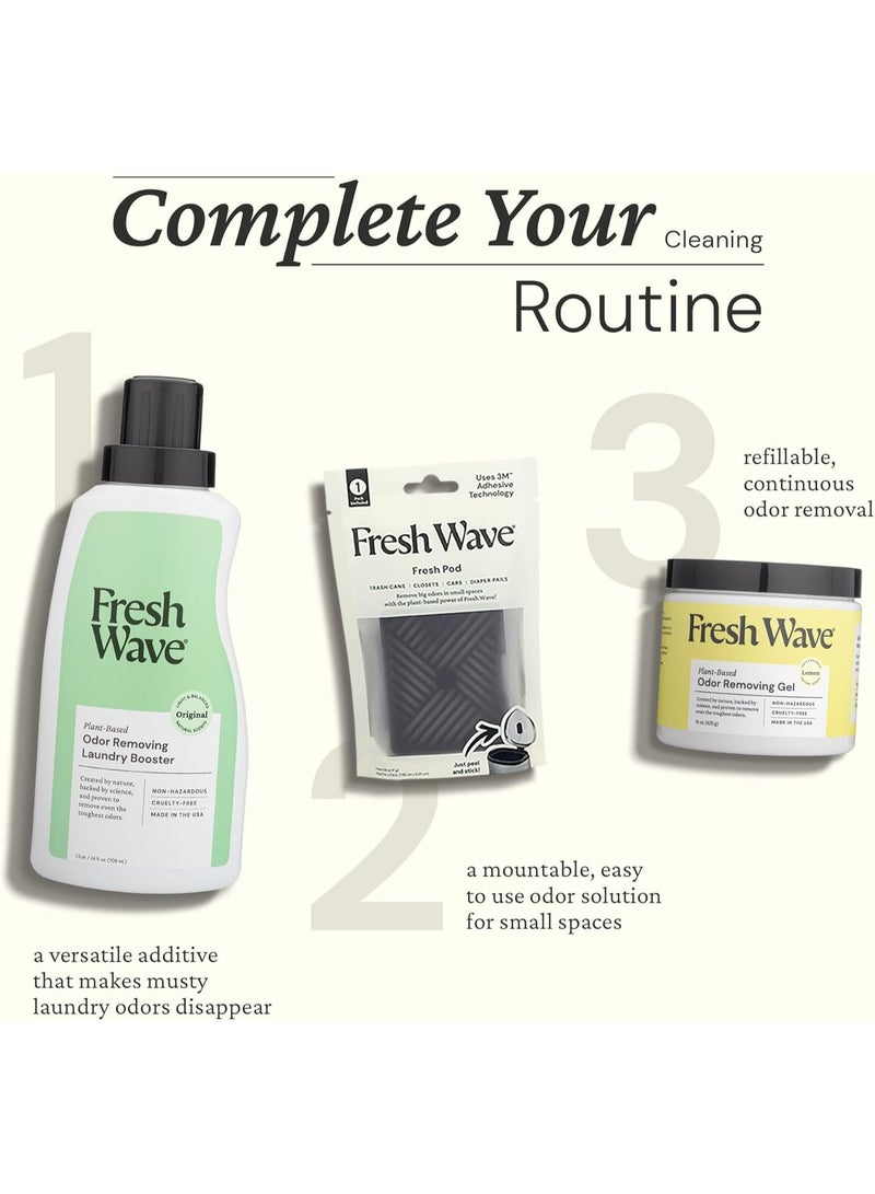 Fresh Wave Plant Based Laundry Booster Odor Removing Original Scent 709 ML - Image 4