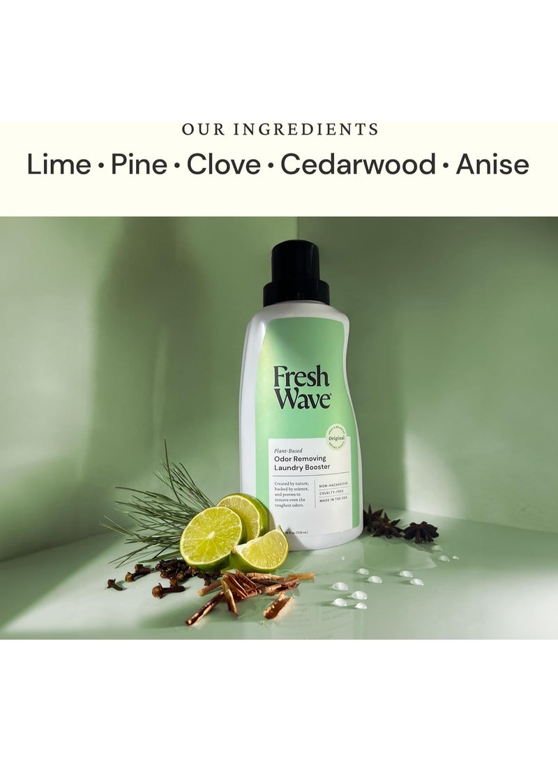 Fresh Wave Plant Based Laundry Booster Odor Removing Original Scent 709 ML - Image 2