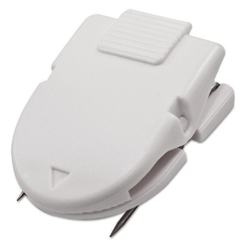 ADVANTUS Jumbo Size Wall Clips for Fabric Panels, 60-Sheet Capacity, Box of 10, White (75340) - Image 5