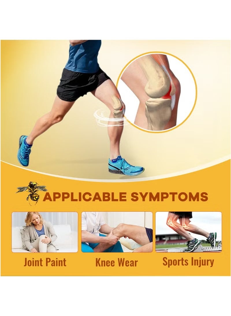 Sumifun Medical Bee Venom Joint Plaster Relieves Pain and Discomfort in Wrists, Knees and Muscles - Image 3