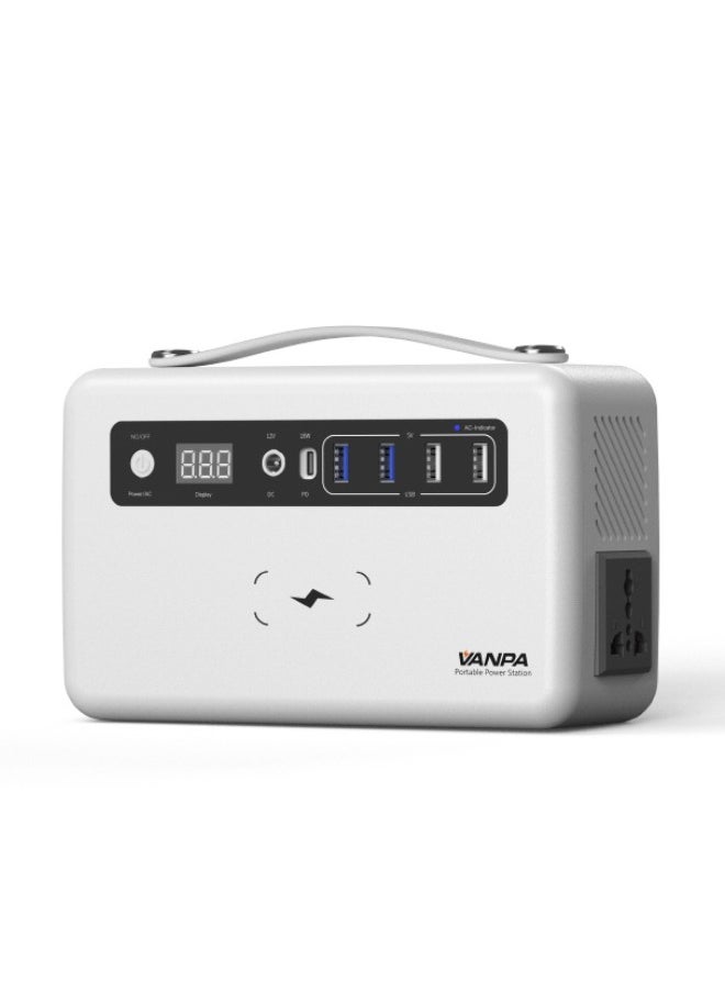 200W White Portable Power Station, Max 180Wh Lithium Battery Solar Powerbank With AC/DC/PD/USB/Wireless Output For Camping - pzsku/ZF678C3677C473AAA2014Z/45/_/1729761457/3b0e0488-b861-4807-b624-d40603798173