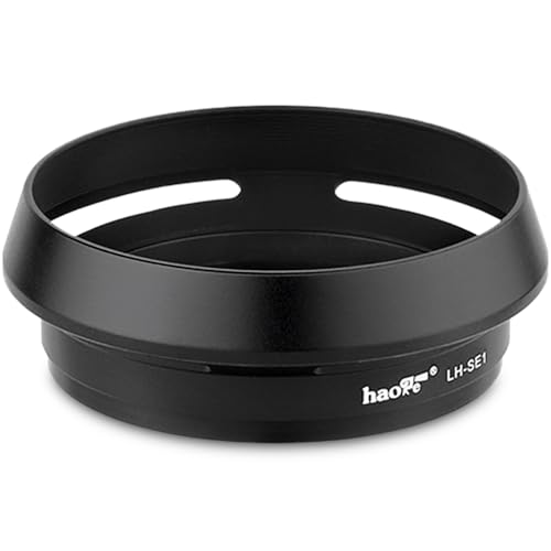 Haoge LH-SE1 Metal Lens Hood for Sony RX1 RX1R RX1R II III rx1m2 m3 Digital Camera Accessories Replaces LHP-1, Sony FE 24mm F1.8, 55mm F1.8 ZA, FE 35mm F2.8 ZA Lens - Image 1