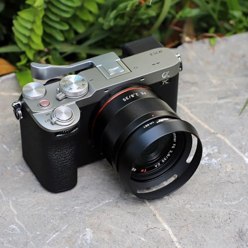 Haoge LH-SE1 Metal Lens Hood for Sony RX1 RX1R RX1R II III rx1m2 m3 Digital Camera Accessories Replaces LHP-1, Sony FE 24mm F1.8, 55mm F1.8 ZA, FE 35mm F2.8 ZA Lens - Image 2