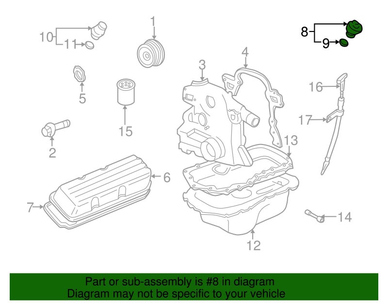 ACDelco GM Original Equipment FC208 (12573337) Engine Oil Filler Cap - Image 2