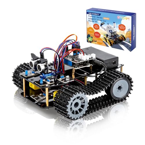 ACEBOTT Smart Robot Tank Car Kit with ESP32 for Arduino Robotics for Kids Ages 812 1216 STEM Science Kits Coding Gifts for 816 Year Old Boys Girls Teens Cool Engineering Building Toys Unique Gifts - Image 1