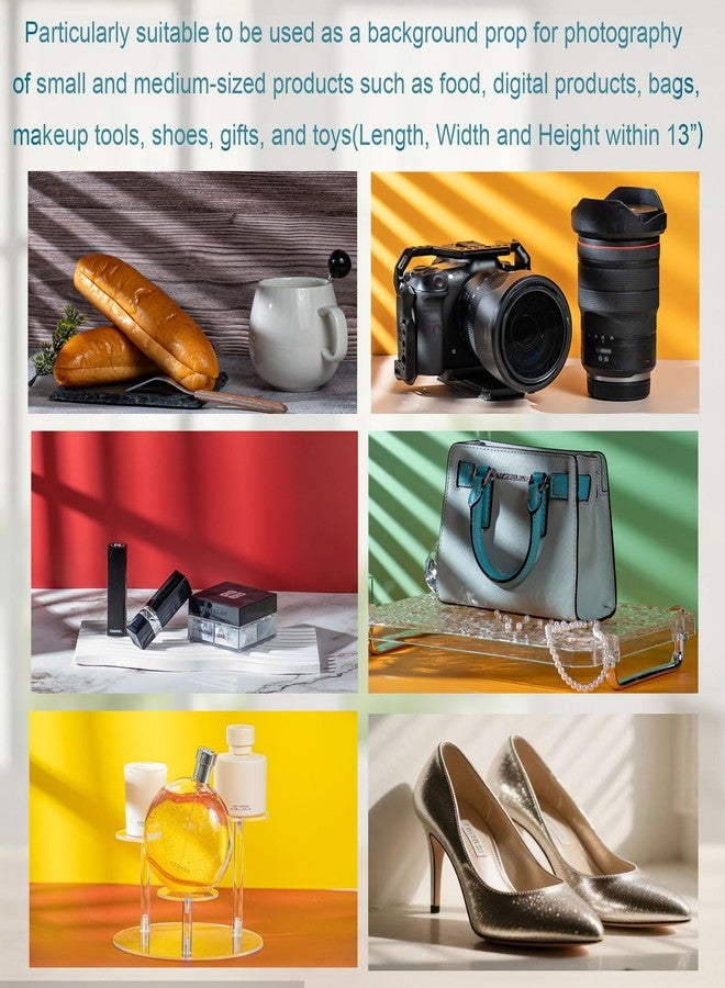BYSTONE 10pcs/20pattern Small Product Photography Backdrops Kit Photo Background Food Photoshoot Backdrop Board with with Shadow Props(Upgrade Medium-Sized:15.7"x16.5") - Image 3
