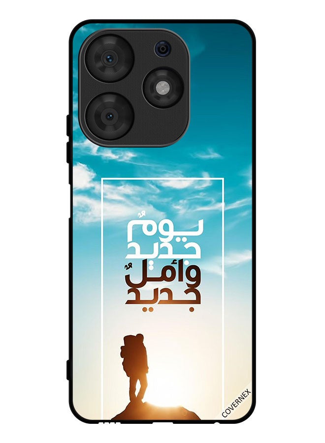 Covernex Protective Case Cover For Tecno Spark 10 Pro A New Day A New Hope In Arabic - Image 1