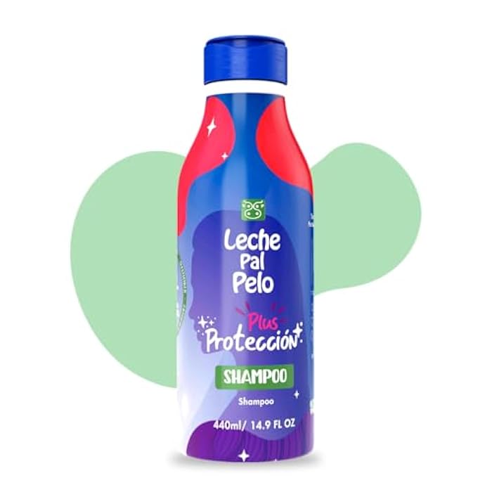 Leche Pal Pelo Protection Plus - Shampoo - Sulfate Free Shampoo for Color Treated Hair - Gentle Cleansing with Rice and Quinoa protein - 14.9 oz - Image 1