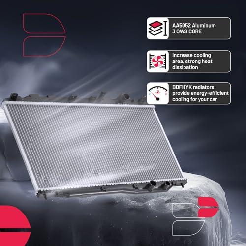 BDFHYK CU2926 Aluminum Radiator for Honda Civic 20062011 for Acura CSX 20062011 18L 20L 16mm Core Replaces 2926 - Image 4