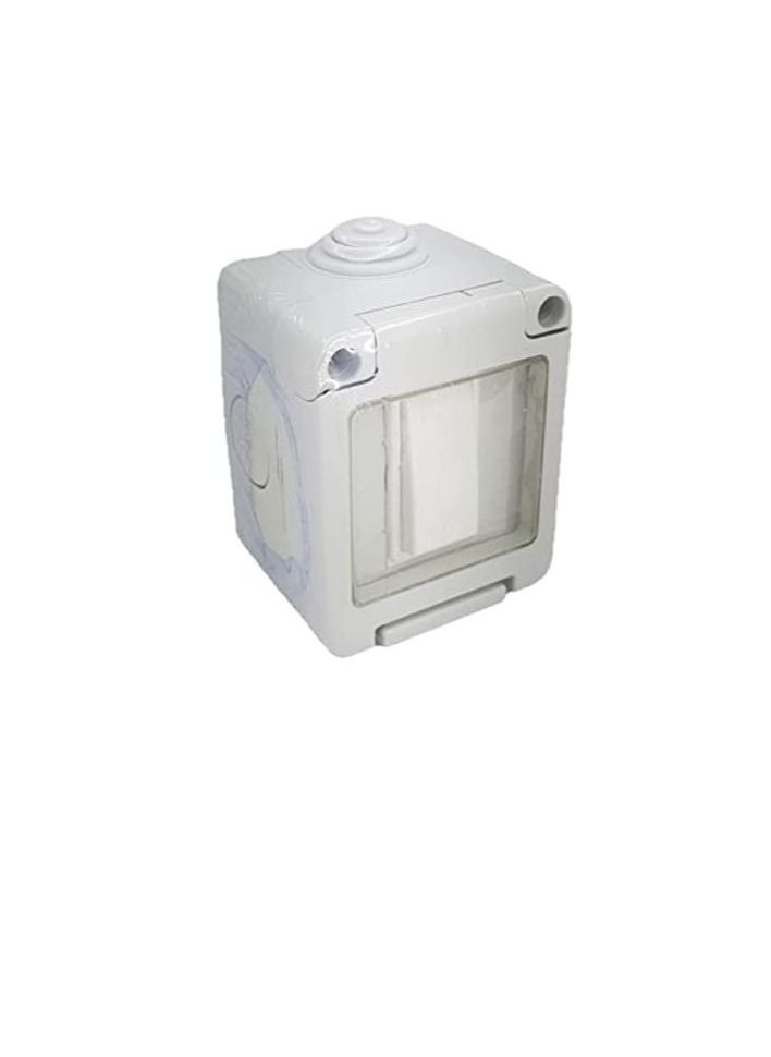 Generic Outdoor Waterproof Weatherproof Switch Socket IP55 Grey 1 GANG 2 WAY SWITCH  - Image 2