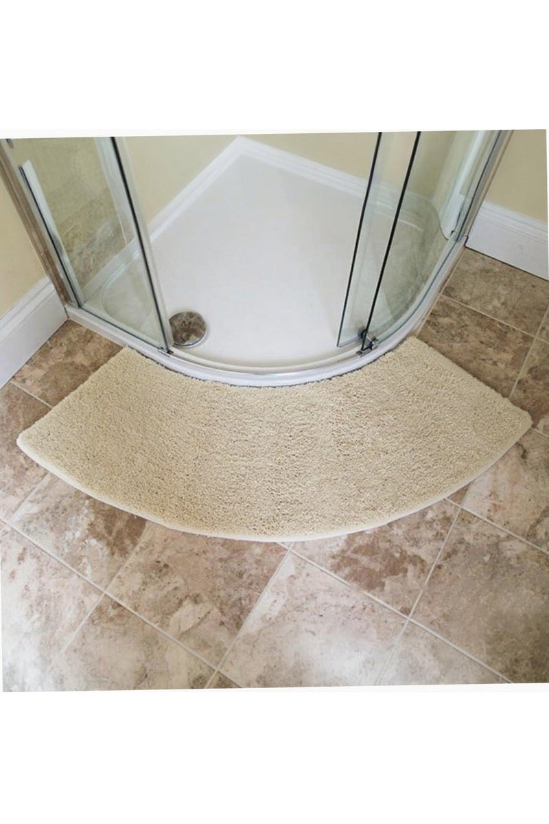 KYD Curved Bathroom Mat 45x100cm - Non Slip Super Absorbent Soft Plush Bath Rug for Shower/Toilet/Bathtub | Anti-slip Bath Mat for Wet Floor - Image 3