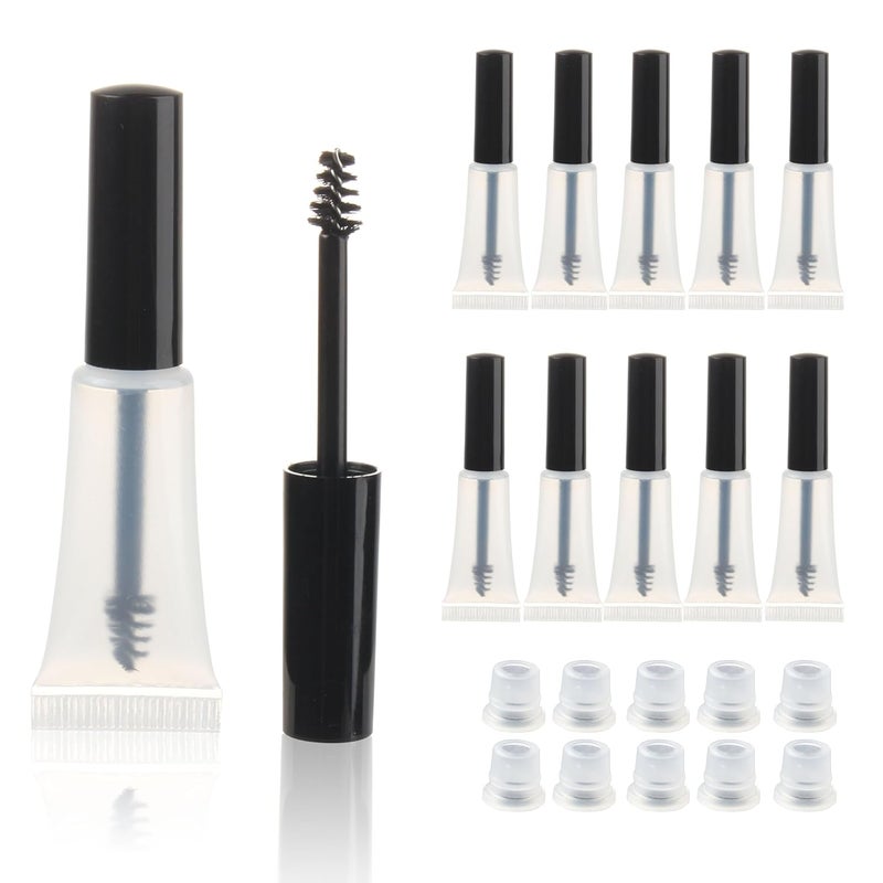 COSIDEA 10pcs Soft Squeeze Empty mascara tubes packing Travel size containers eyeliner tube eyelash serum applicator For castor oil bottle