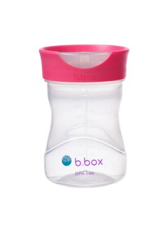 بي بوكس كوب تدريب الأطفال الصغار من b.box: فتحة تدفق حر، انتقال رائع من كوب الشرب إلى كوب الأطفال الكبار. خالٍ من مادة BPA، آمن للغسل في غسالة الأطباق. مناسب للأطفال من سن 12 شهرًا فأكثر (لون التوت، 8 أونصات)  - Image 1