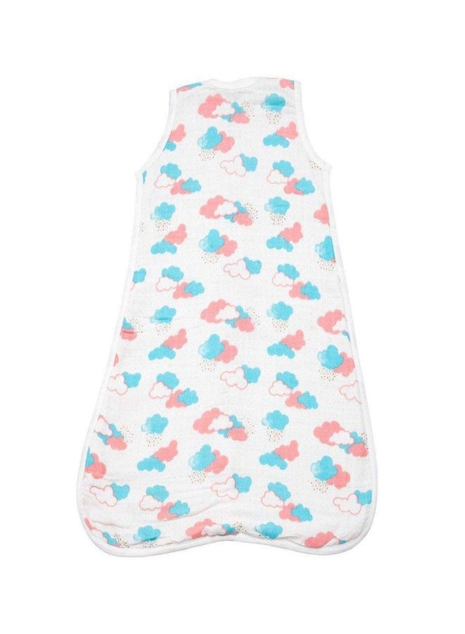 Theoni 100% Organic Cotton Muslin Sleeping Bag/Sleeping Sack - Miami Skies (0-6 Months) - Image 2