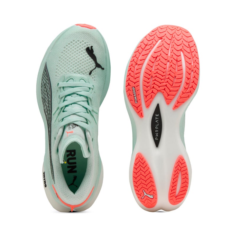 PUMA Deviate NITRO 3 Womens Blue Running Shoes - Image 4