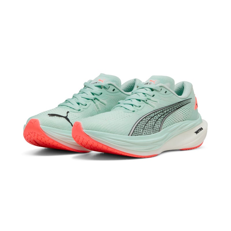 PUMA Deviate NITRO 3 Womens Blue Running Shoes - Image 2