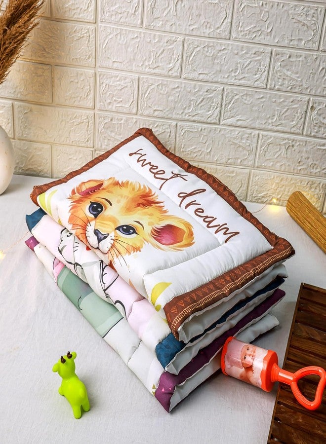 SANTALON New Born Godadi Combo Set Soft Cotton godi| Godari | Baby Bed Matress | Crib Sheet | Cartoon Mat Baby Godadi | Bedding Set | Pack of (3) - Image 1