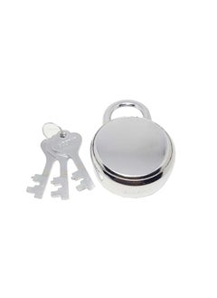 Unikkus Unikkus Set of 3 Lock and Keys for Home Door Room House Suitable for Medium Purpose Strong Keys HOMEPRODUCTS4ULock Size 50mm Hardened Shackle Padlock Brass Combination Made Locks  - Image 4