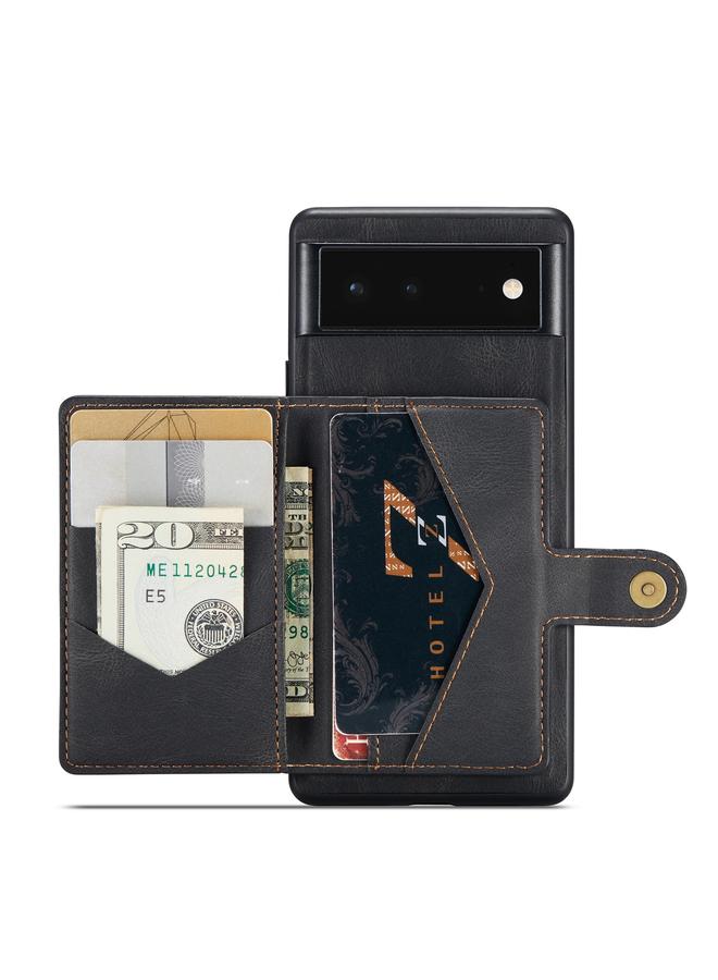 Case For Google Pixel 7 Pro 5G Retro Magnetic Detachable Wallet Phone Case