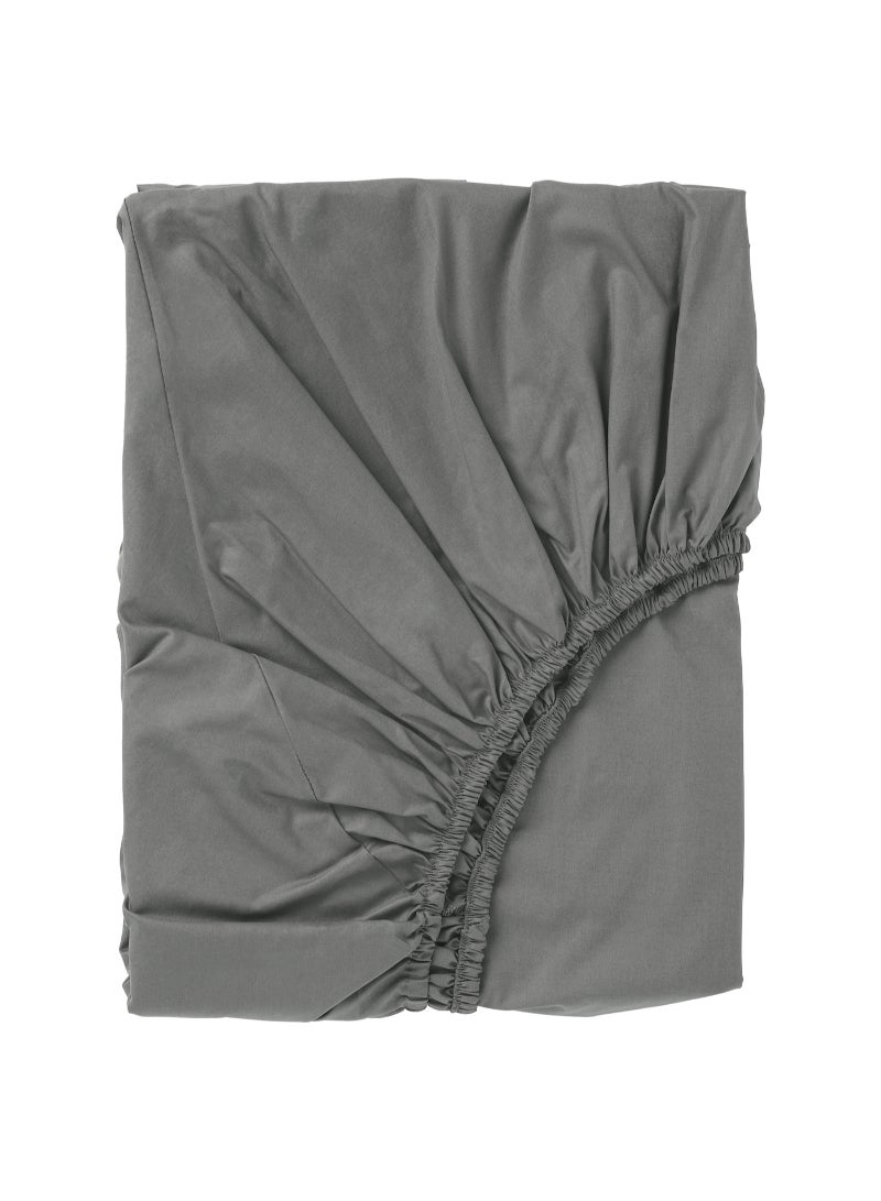 Fitted sheet, Light Pink 180x200 cm - Image 1