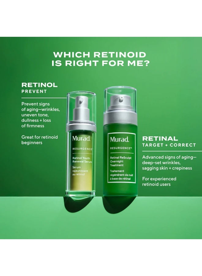 Murad Overnight Retinal Resculpt Anti-Aging Treatment - Visibly Firms, Lifts & Reduces Wrinkles, Delivers a Potent Dose of Retinal for Younger-Looking Skin (30 ml) - Image 2
