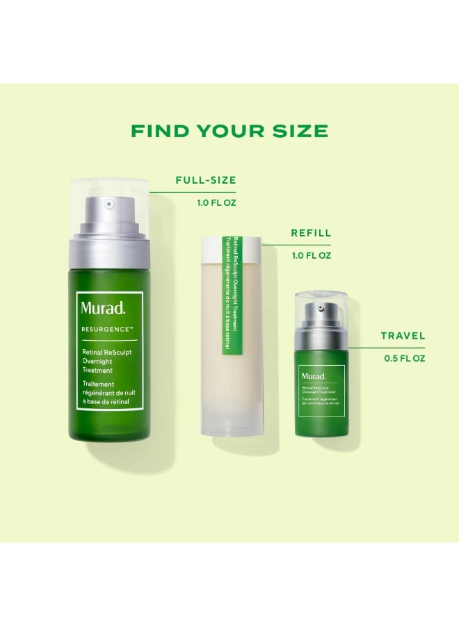 Murad Overnight Retinal Resculpt Anti-Aging Treatment - Visibly Firms, Lifts & Reduces Wrinkles, Delivers a Potent Dose of Retinal for Younger-Looking Skin (30 ml) - Image 5