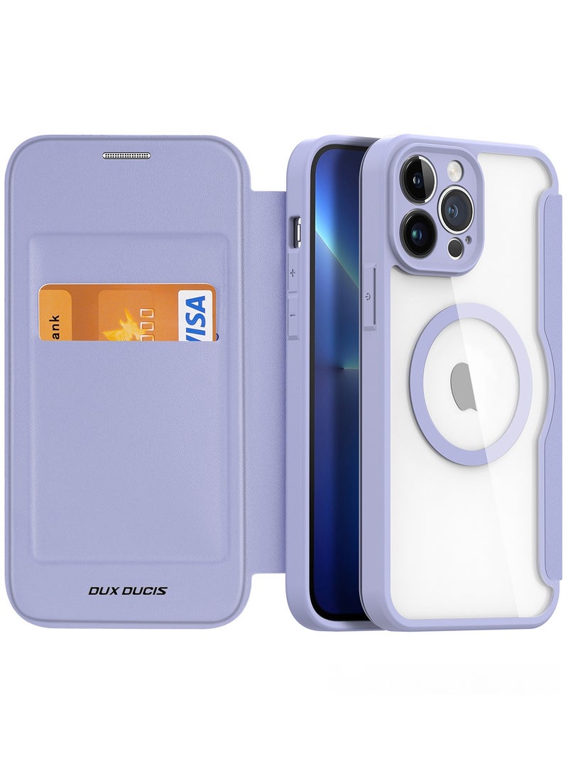 DUX DUCIS - DUX DUCIS Skin X Pro Series Case for iPhone 13 Pro Max With Wireless charger compatible with MagSafe - Purple - Image 1