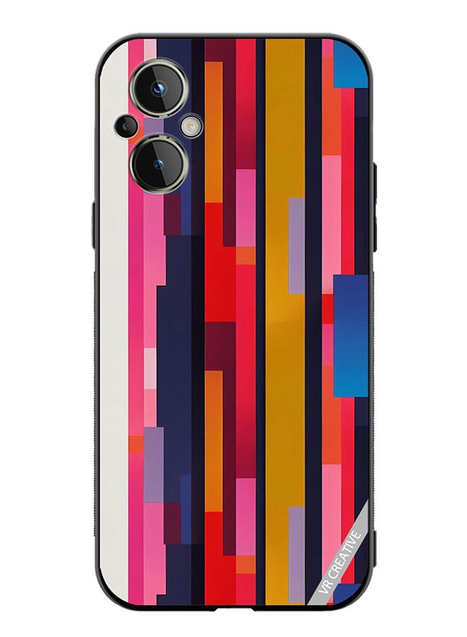 VR CREATIVE Protective Case Cover For OnePlus Nord N20 5G Abstract Pattern 3D Design Multicolour - Image 1