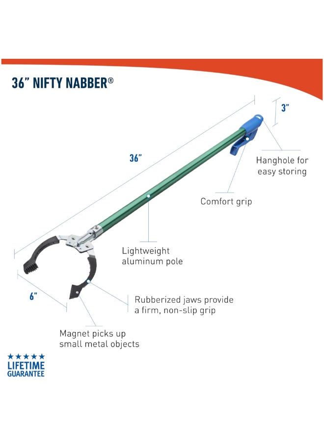 أنجر أداة التقاط ألومونيوم احترافية بقبضة مريحة ألوان متعددة 36 بوصة 92134N - Image 3